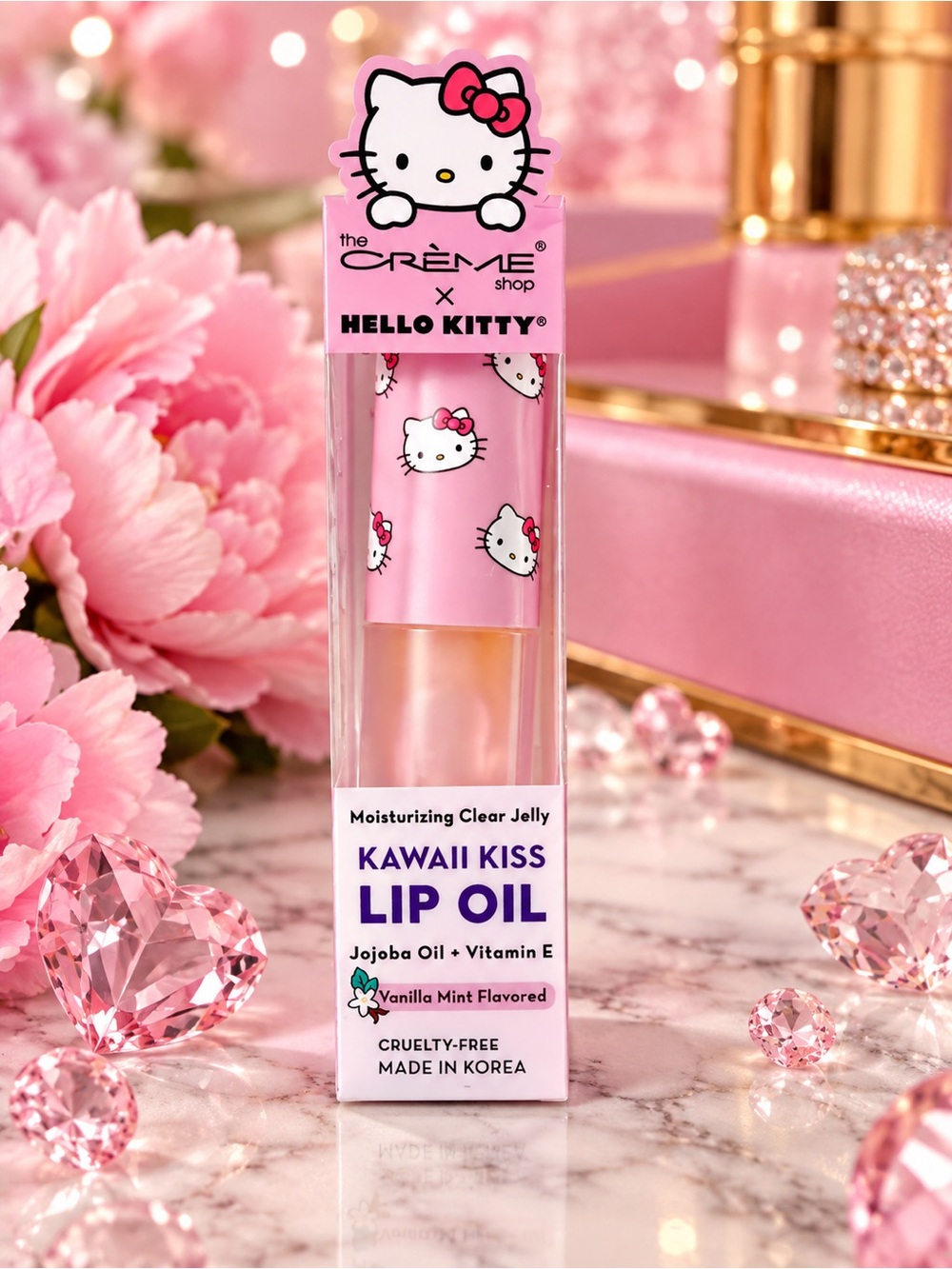 The Crème Shop x Hello Kitty Kawaii Kiss Lip Oil
